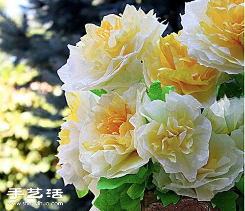 蛋糕紙托紙杯手工DIY逼真牡丹花圖解教程 -  rpnrmr.com