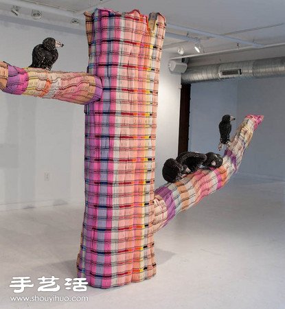 利用鉛筆、粉蠟筆手工拼出的立體雕塑作品 -  rpnrmr.com