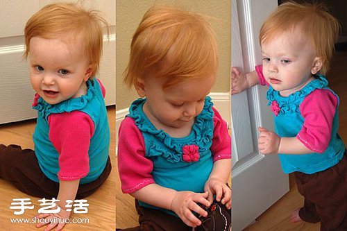 寶寶舊衣服改造教程 DIY簡(jiǎn)單的撞色寶寶衣 -  rpnrmr.com