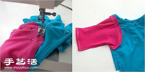寶寶舊衣服改造教程 DIY簡(jiǎn)單的撞色寶寶衣 -  rpnrmr.com