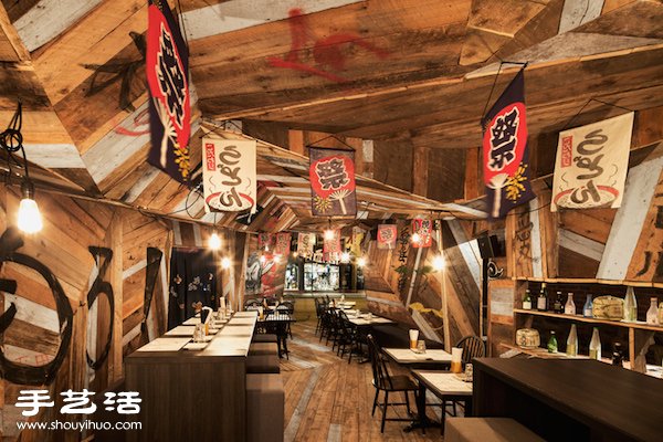 熱鬧繽紛的日式居酒屋裝潢設(shè)計 -  rpnrmr.com