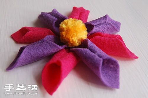 不織布DIY布花教程 不織布布藝花手工制作 -  rpnrmr.com