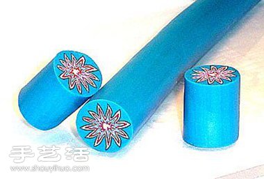 帶花紋的軟陶珠子手工DIY制作圖解教程 -  rpnrmr.com