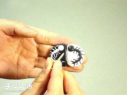 軟陶DIY手工制作雙魚掛飾吊墜圖解教程 -  rpnrmr.com