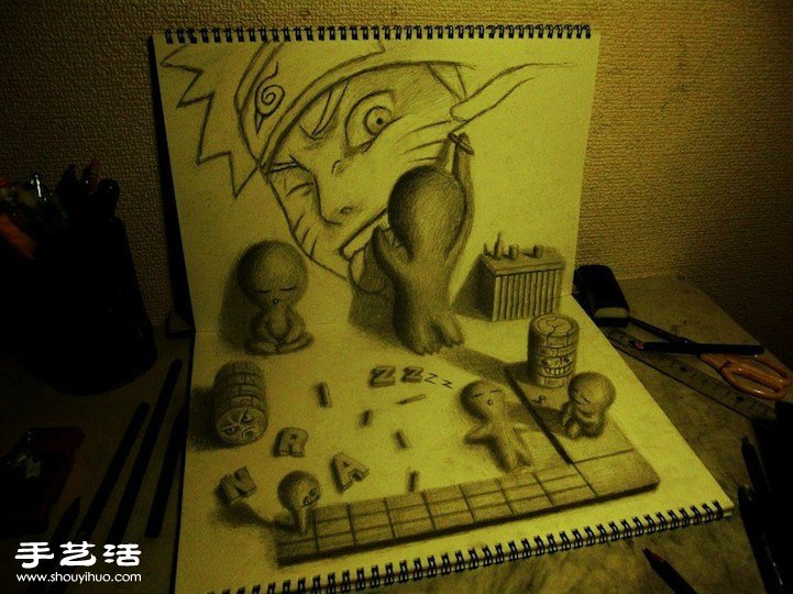 超逼真3D立體素描 躍然紙上令人嘆為觀止! -  rpnrmr.com