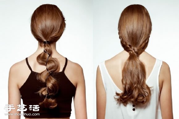 不再無聊的低馬尾 兩款浪漫低發(fā)尾發(fā)型DIY -  rpnrmr.com