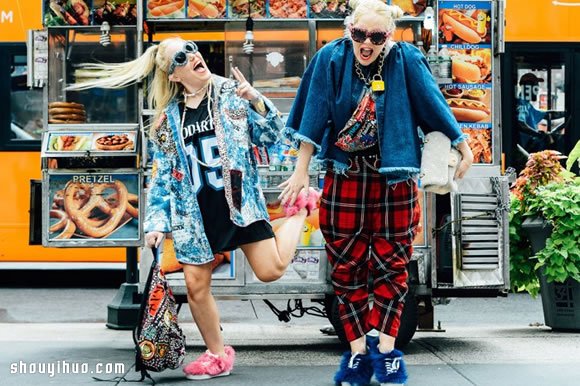時(shí)尚圈雙胞胎新勢力 hip-hop風(fēng)格混搭裝扮  -  rpnrmr.com