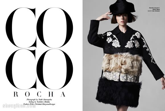 Pose女王 加拿大超模Coco Rocha時(shí)尚寫真 -  rpnrmr.com