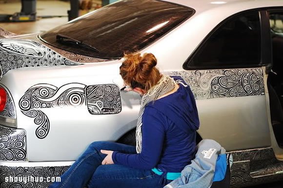 超級(jí)搶眼的汽車奇異筆彩繪 酷斃了有木有！ -  rpnrmr.com