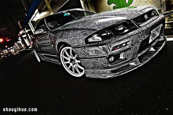 超級(jí)搶眼的汽車奇異筆彩繪 酷斃了有木有！ -  rpnrmr.com