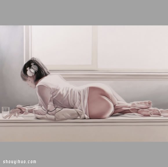 模仿攝影多重曝光手法畫出性感女生生活照 -  rpnrmr.com