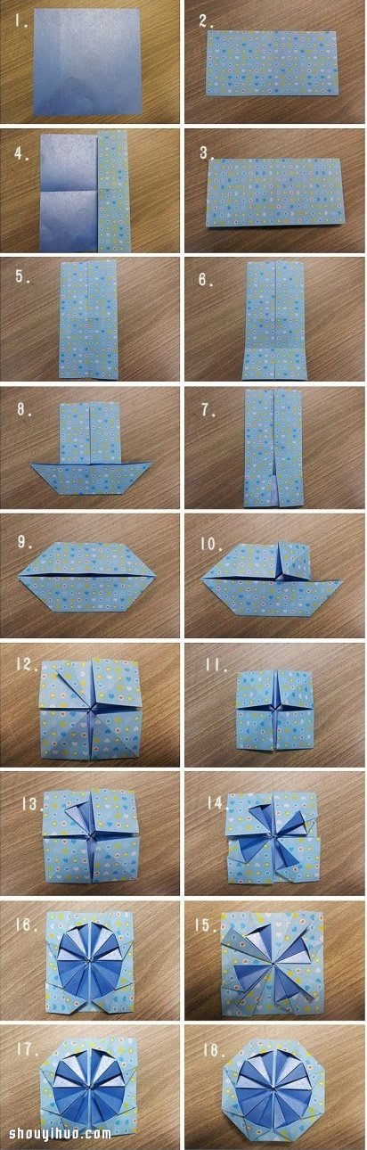 折紙幸福摩天輪 會轉(zhuǎn)動幸福摩天輪的折法 -  rpnrmr.com