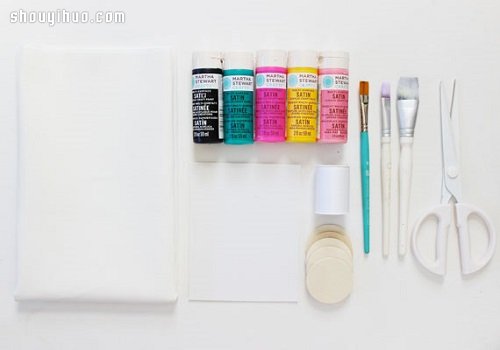 如何手繪制作抱枕 色彩斑斕手繪靠枕DIY  -  rpnrmr.com