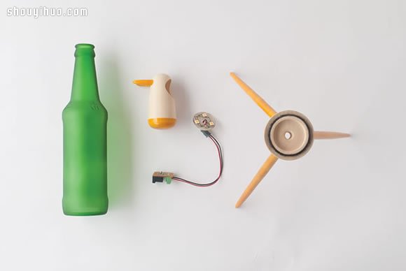 回收玻璃瓶DIY手工制作超可愛動物臺燈 -  rpnrmr.com