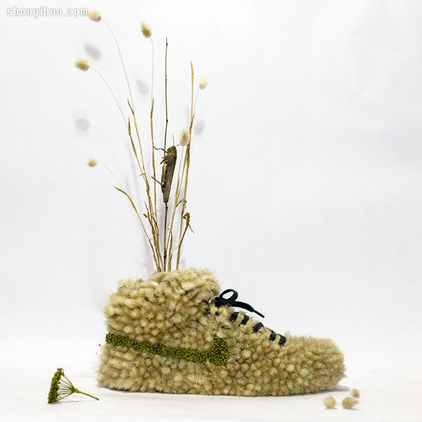 NIKE 球鞋創(chuàng)意DIY 變身漂亮小盆栽 -  rpnrmr.com