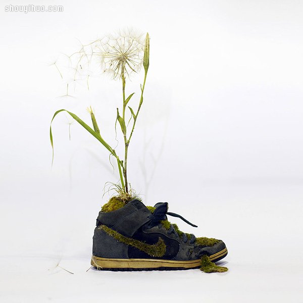 NIKE 球鞋創(chuàng)意DIY 變身漂亮小盆栽 -  rpnrmr.com