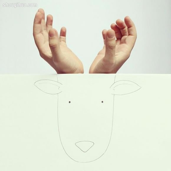 手指與簡(jiǎn)單插畫(huà)結(jié)合 DIY俏皮好玩的畫(huà)作 -  rpnrmr.com