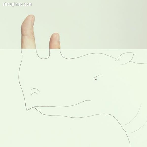 手指與簡(jiǎn)單插畫(huà)結(jié)合 DIY俏皮好玩的畫(huà)作 -  rpnrmr.com