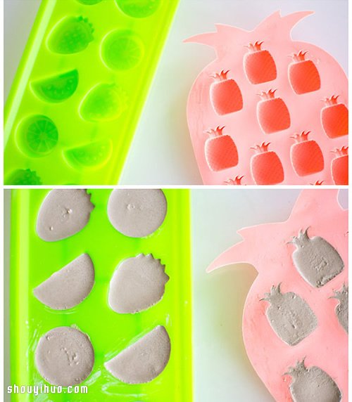 水泥DIY手工制作水果造型冰箱貼磁貼教程 -  rpnrmr.com