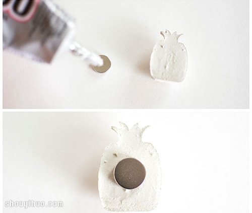 水泥DIY手工制作水果造型冰箱貼磁貼教程 -  rpnrmr.com