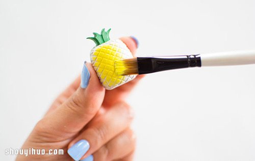 水泥DIY手工制作水果造型冰箱貼磁貼教程 -  rpnrmr.com