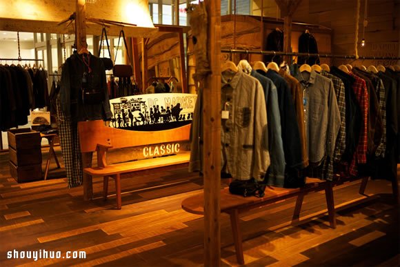 日本Porter Classic復(fù)古風(fēng)服飾店布置設(shè)計(jì) -  rpnrmr.com