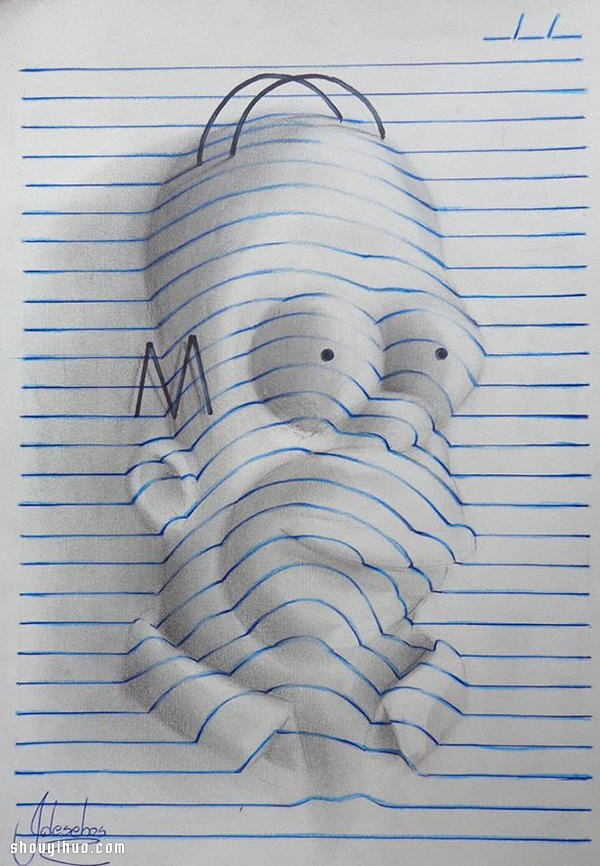 筆記本上的魔法師 J Desenhos 手繪浮雕 -  rpnrmr.com