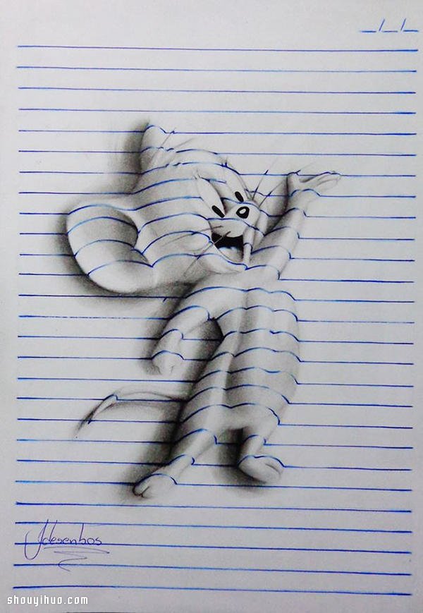 筆記本上的魔法師 J Desenhos 手繪浮雕 -  rpnrmr.com