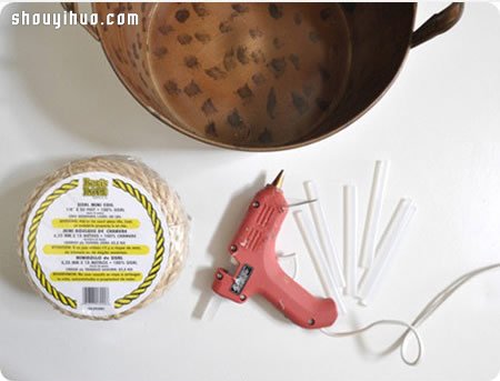 麻繩改造廢舊塑料籃 手工DIY制作收納籃 -  rpnrmr.com