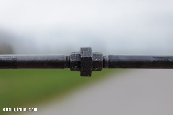 工業(yè)風(fēng)鋼管掛衣架DIY手工制作圖解教程 -  rpnrmr.com