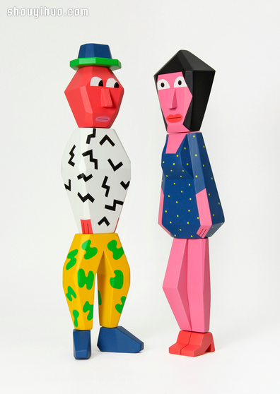 People Blocks 2 木玩偶雕塑作品欣賞 -  rpnrmr.com