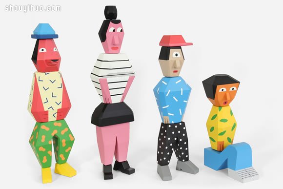 People Blocks 2 木玩偶雕塑作品欣賞 -  rpnrmr.com