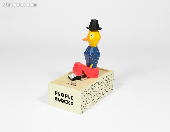 People Blocks 2 木玩偶雕塑作品欣賞 -  rpnrmr.com