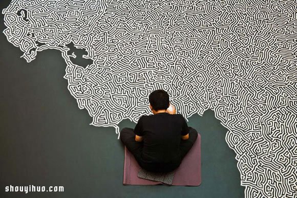 日本藝術(shù)家 Motoi Yamamoto 創(chuàng)意鹽畫 -  rpnrmr.com
