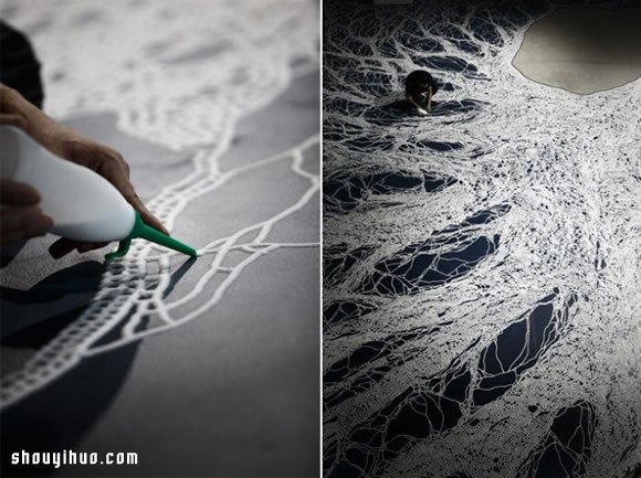 日本藝術(shù)家 Motoi Yamamoto 創(chuàng)意鹽畫 -  rpnrmr.com