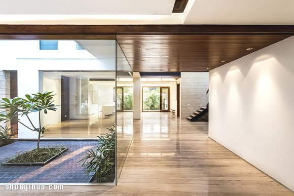 House in Mohali 印度帶中央庭院別墅設(shè)計(jì) -  rpnrmr.com