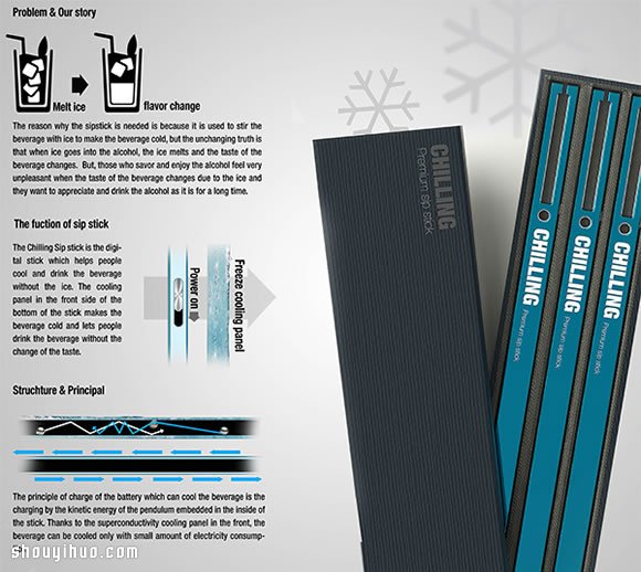Chilling Sip Stick 可充電低溫攪拌棒 -  rpnrmr.com