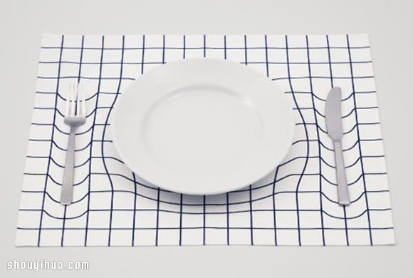 神奇3D錯(cuò)覺餐墊設(shè)計(jì) 讓你的餐桌凹下去！ -  rpnrmr.com
