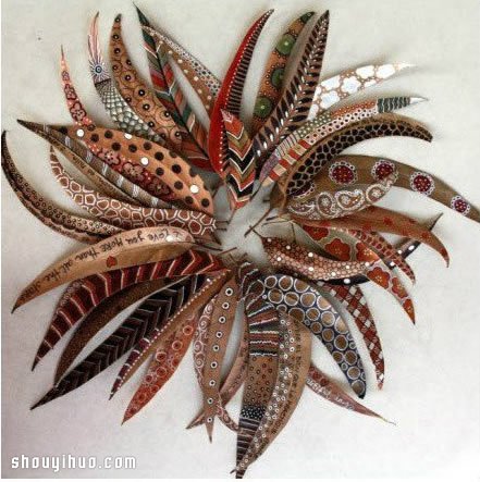 創(chuàng)意樹葉畫DIY 你也來撿幾片落葉DIY試試吧 -  rpnrmr.com