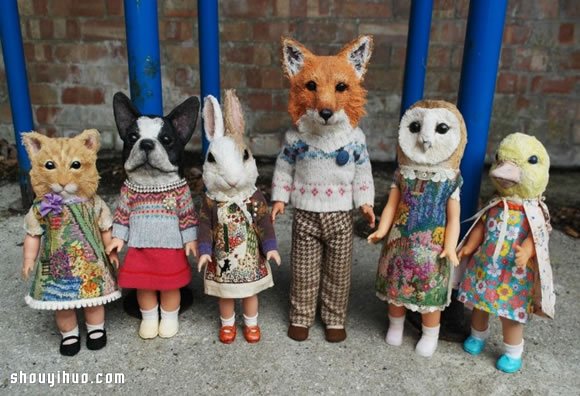 Annie Montgomerie 手工紡織動物玩偶創(chuàng)作 -  rpnrmr.com