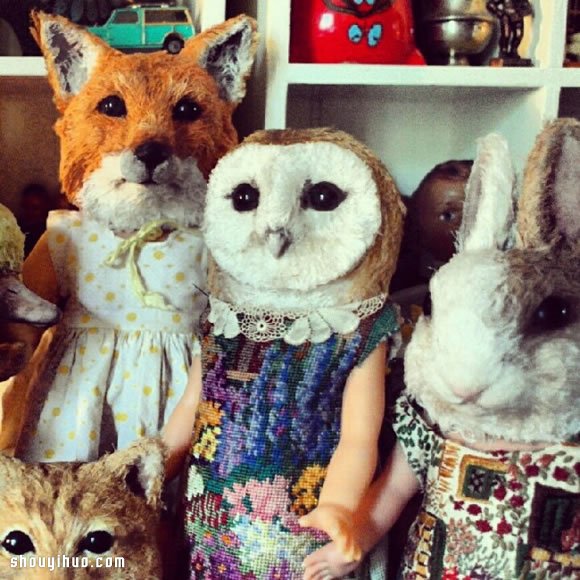 Annie Montgomerie 手工紡織動物玩偶創(chuàng)作 -  rpnrmr.com