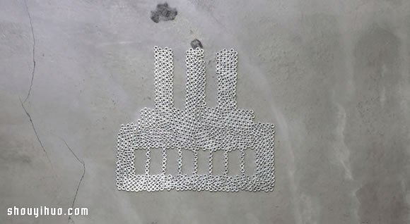 螺帽當(dāng)做像素 拼湊DIY具體的圖案 -  rpnrmr.com