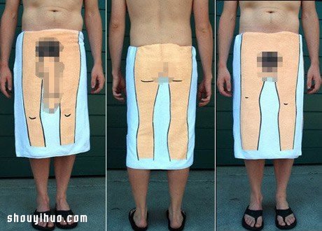 巨屌or小雞雞？爆笑又性感的男士浴巾設(shè)計 -  rpnrmr.com