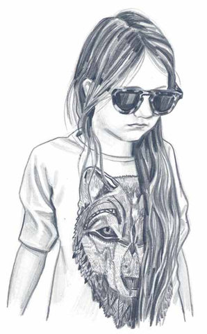 Jenny Williams 以女兒為主題的時(shí)尚插畫 -  rpnrmr.com