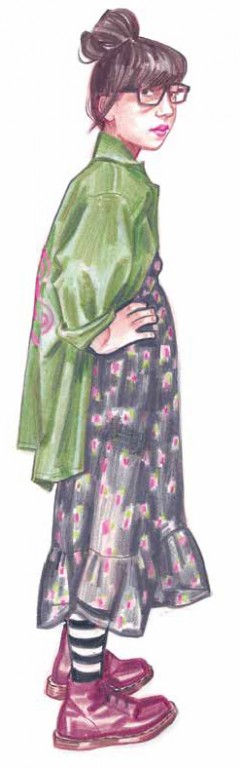 Jenny Williams 以女兒為主題的時(shí)尚插畫 -  rpnrmr.com