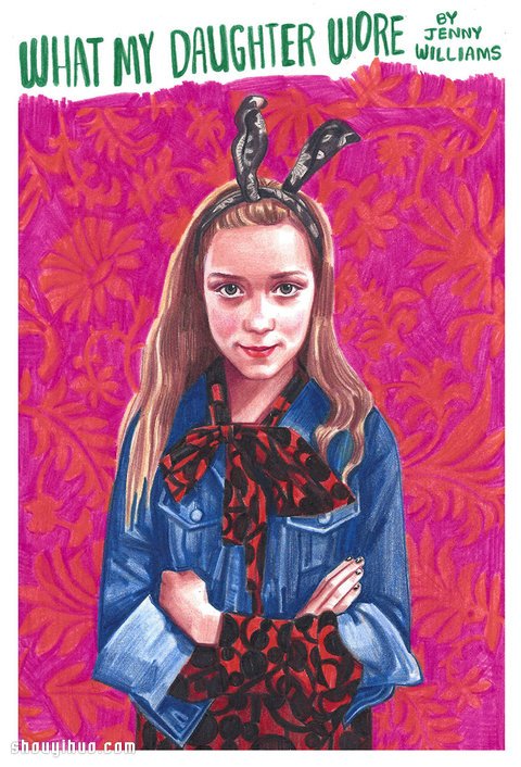 Jenny Williams 以女兒為主題的時(shí)尚插畫 -  rpnrmr.com