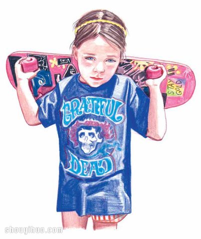 Jenny Williams 以女兒為主題的時(shí)尚插畫 -  rpnrmr.com