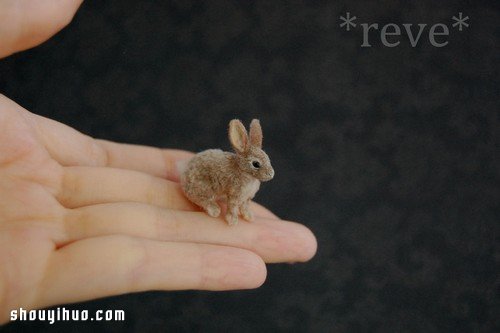 利用軟陶和紗線手工制作的迷你動物模型 -  rpnrmr.com