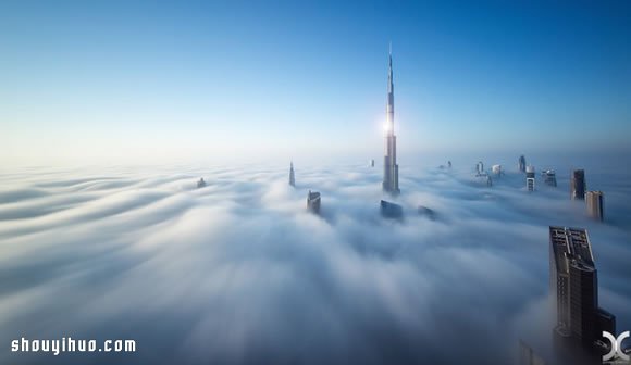 高樓上杜拜城市攝影 發(fā)現(xiàn)云霧上的天空之城 -  rpnrmr.com