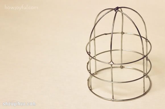 鐵絲DIY手工制作迷你鳥籠裝飾品圖解教程 -  rpnrmr.com